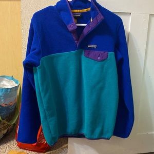 Patagonia blue and green vintage in brand new condition